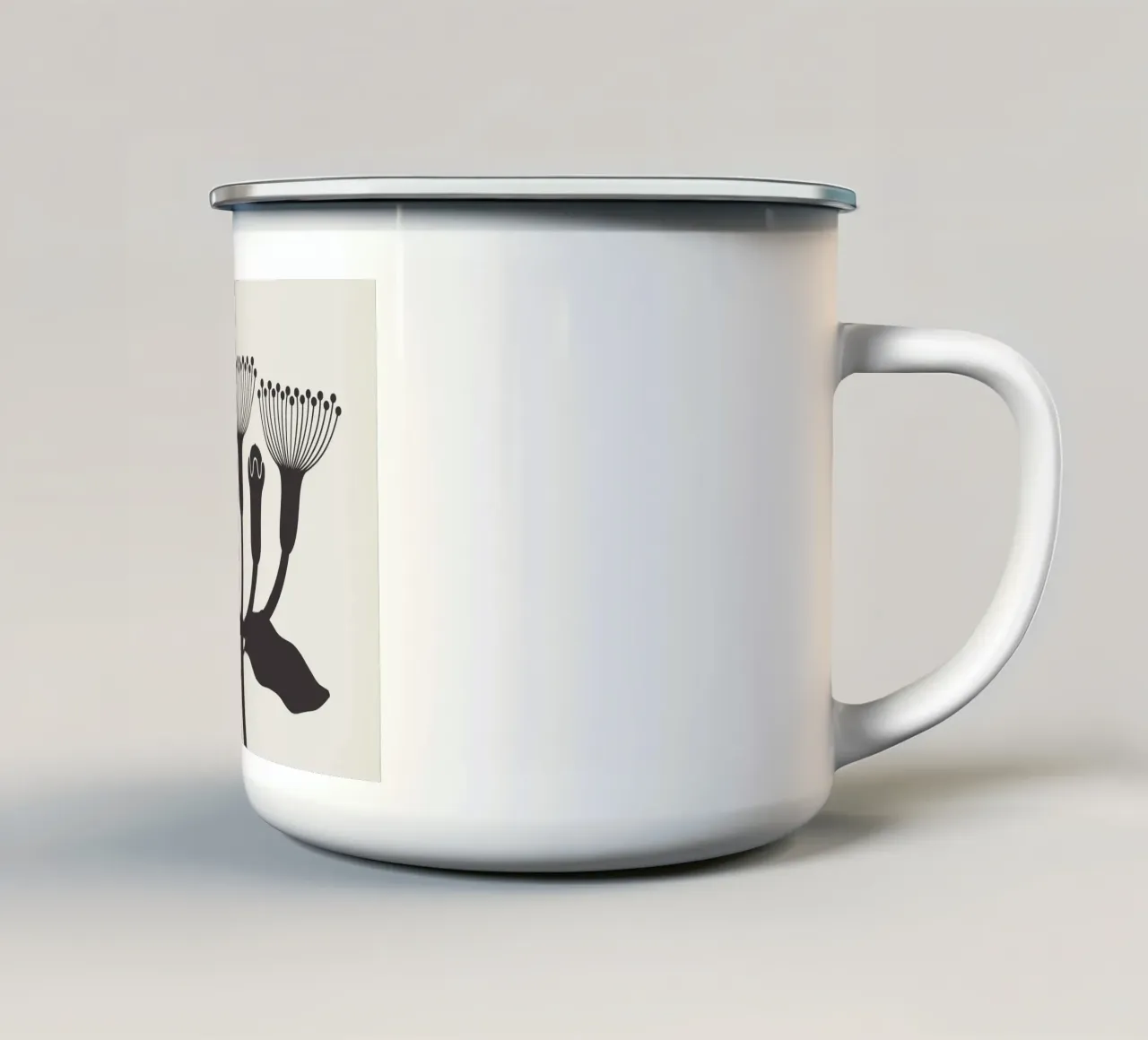 Fiore zen tazza in smalto da Little Dean