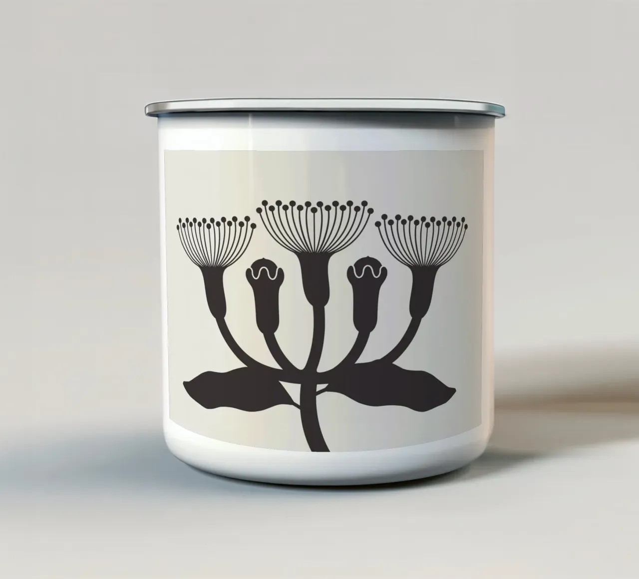 Fiore zen tazza in smalto da Little Dean