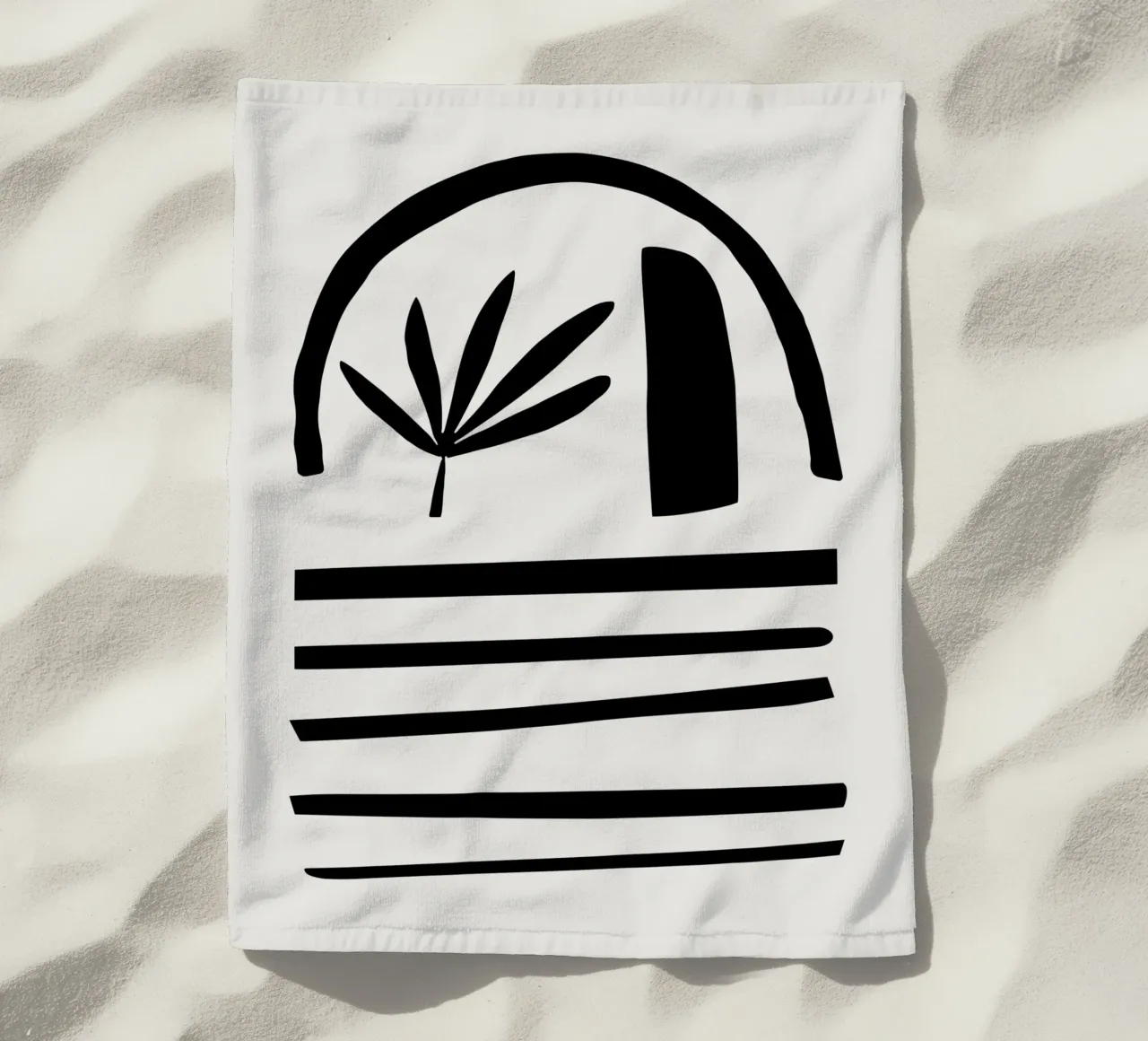 Sabbia e spiaggia telo mare da Little Dean