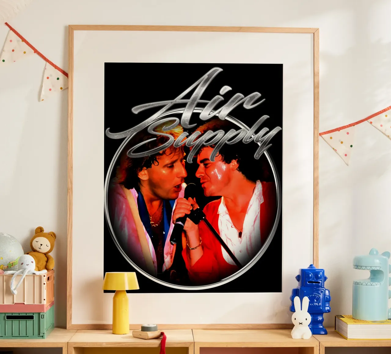 Regali d'aria per uomini poster con telaio in alluminio da igoshartwrks