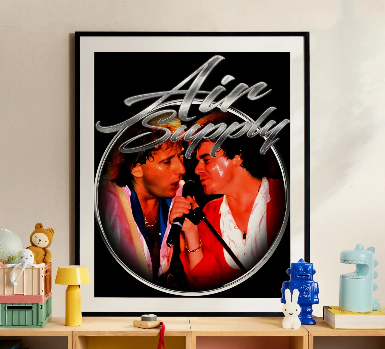 Regali d'aria per uomini poster con telaio in alluminio da igoshartwrks