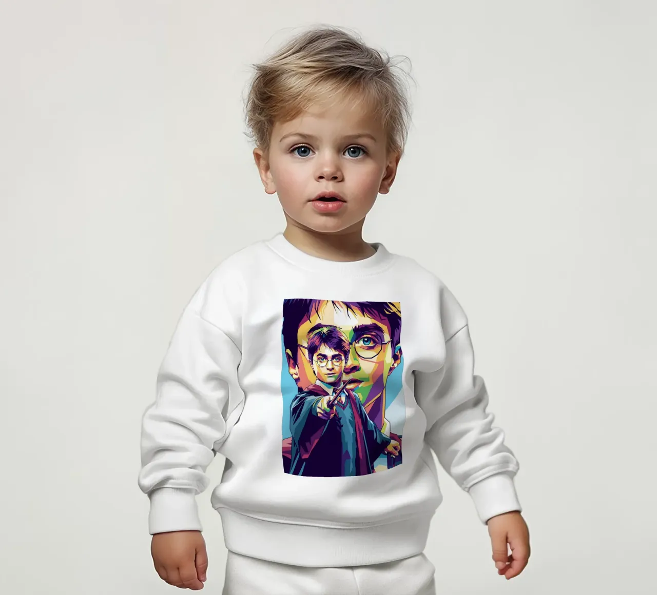 Harry Potter - Daniel Radcliffe pop art #1 felpa neonato da Hantamrata