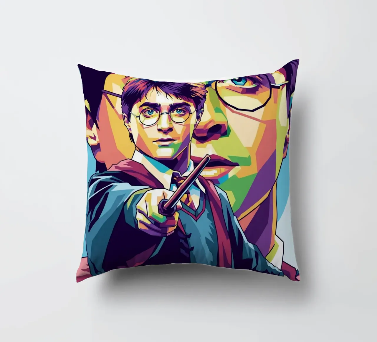 Harry Potter - Daniel Radcliffe pop art #1 cuscino da Hantamrata