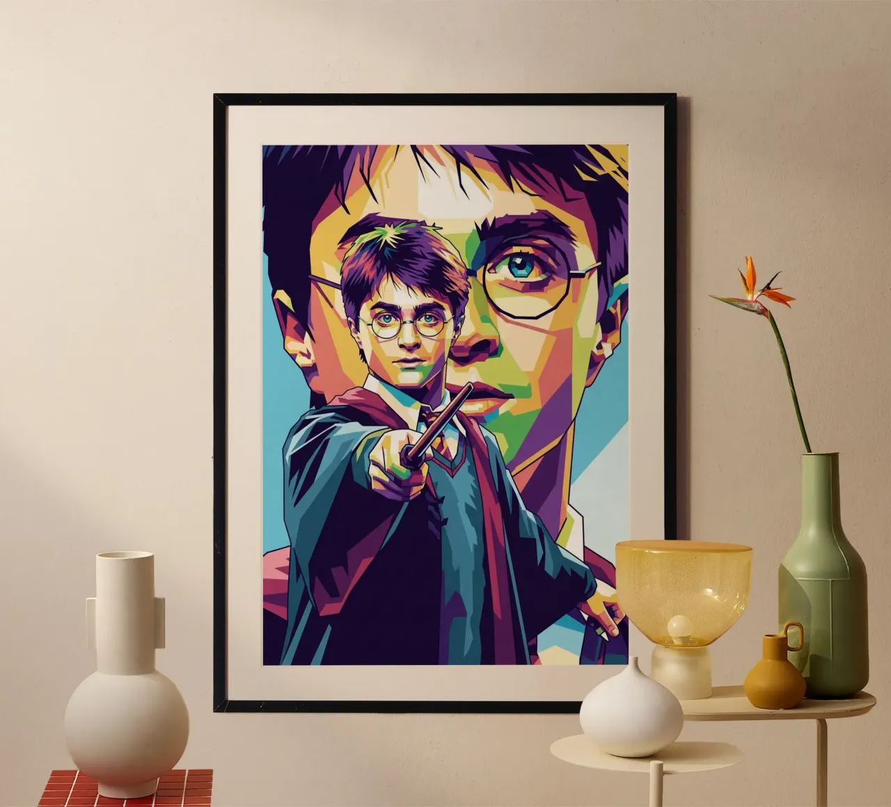 Harry Potter - Daniel Radcliffe pop art #1 poster da Hantamrata