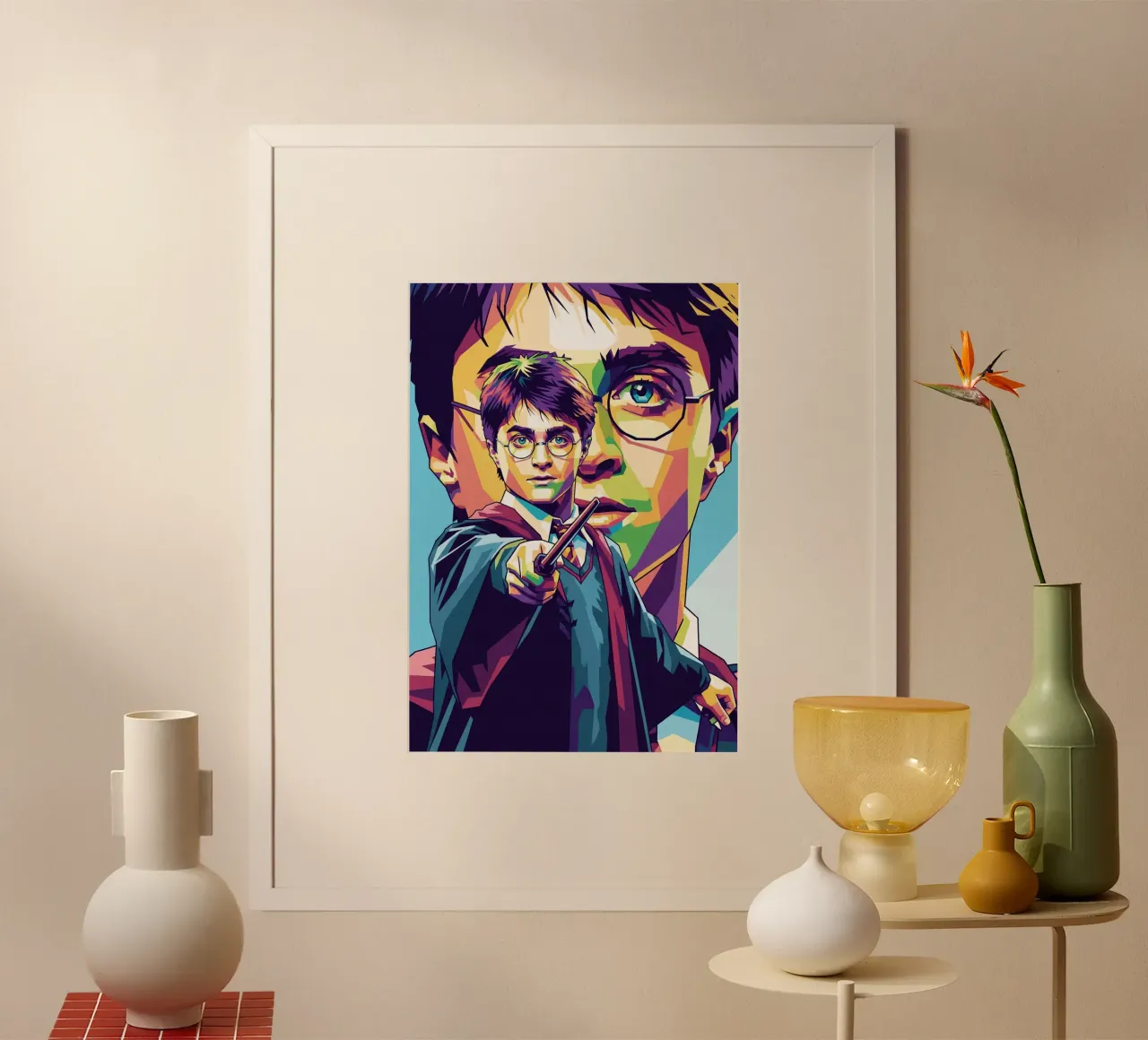 Harry Potter - Daniel Radcliffe pop art #1 poster da Hantamrata