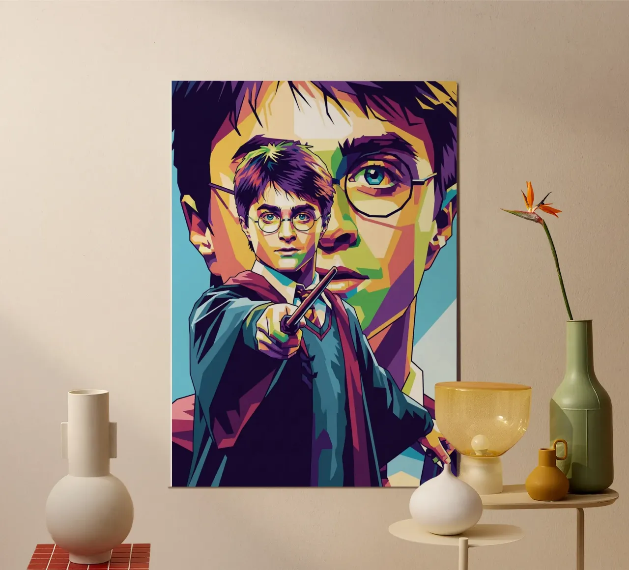 Harry Potter - Daniel Radcliffe pop art #1 poster da Hantamrata