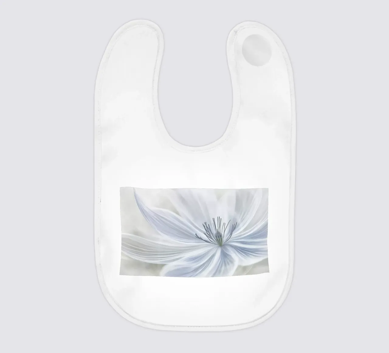Flower baby bib by Imagine