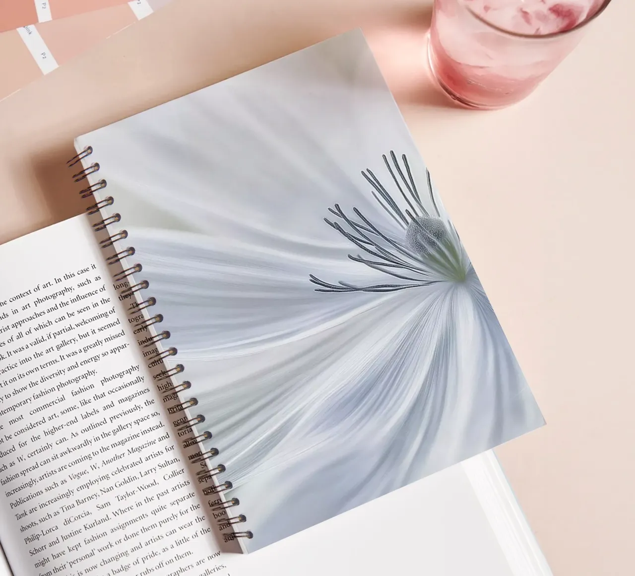 Flower spiral notebook by Imagine