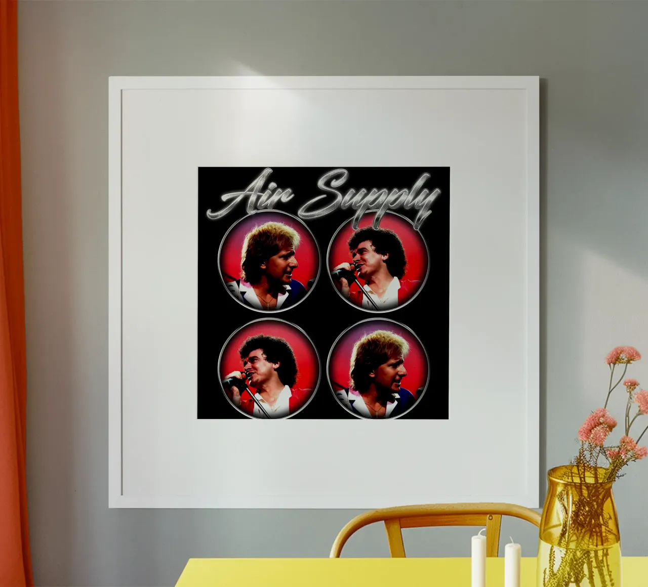 Vintange regalo per gli uomini Fornitura poster con telaio in plastica da igoshartwrks