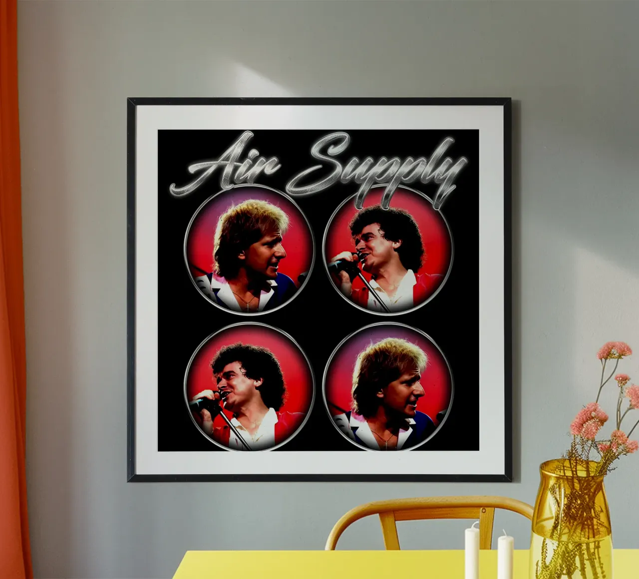 Vintange regalo per gli uomini Fornitura poster con telaio in plastica da igoshartwrks