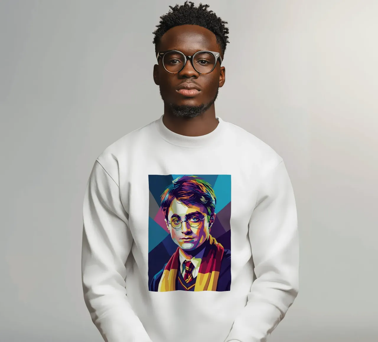 Harry Potter - Daniel Radcliffe pop art #2 felpa da Hantamrata