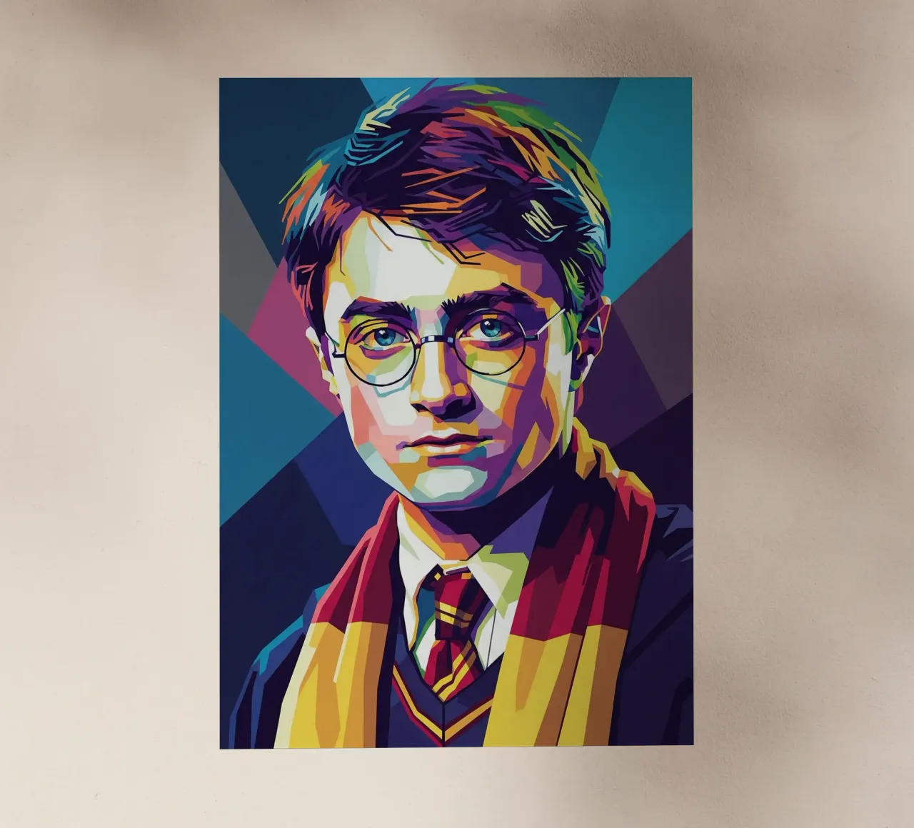 Harry Potter - Daniel Radcliffe pop art #2 pellicola backlit da Hantamrata