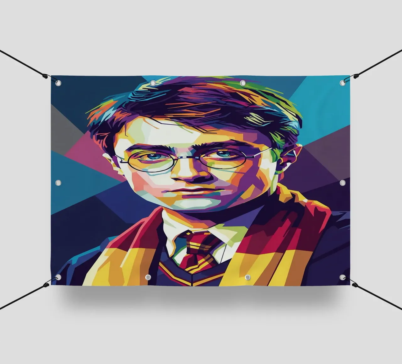Harry Potter - Daniel Radcliffe pop art #2 telo in pvc da Hantamrata
