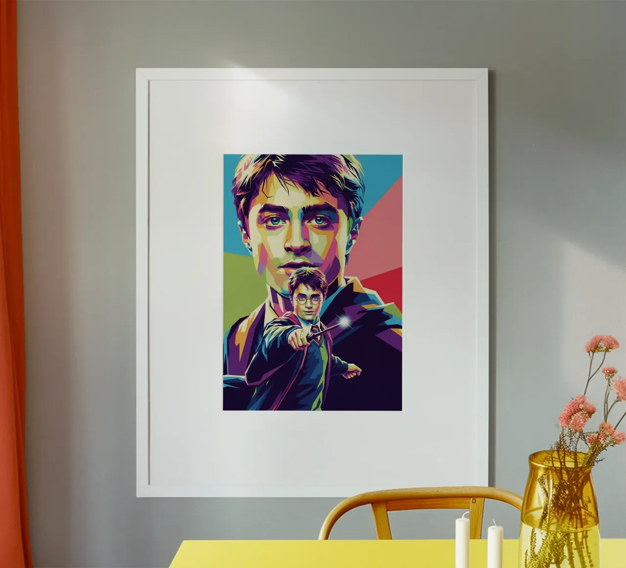 Harry Potter - Daniel Radcliffe pop art #3 poster da Hantamrata