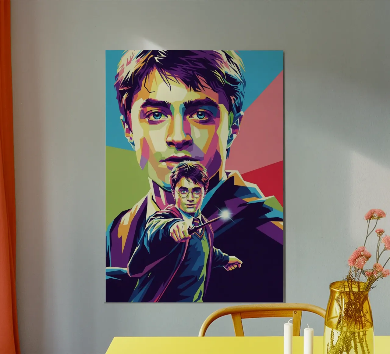 Harry Potter - Daniel Radcliffe pop art #3 poster da Hantamrata