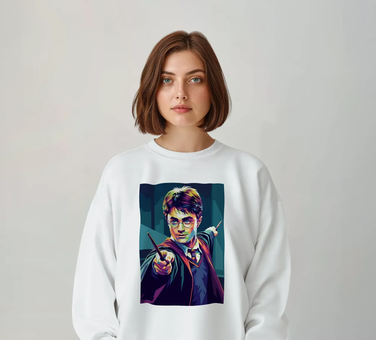 Harry Potter - Daniel Radcliffe pop art #4 felpa da Hantamrata