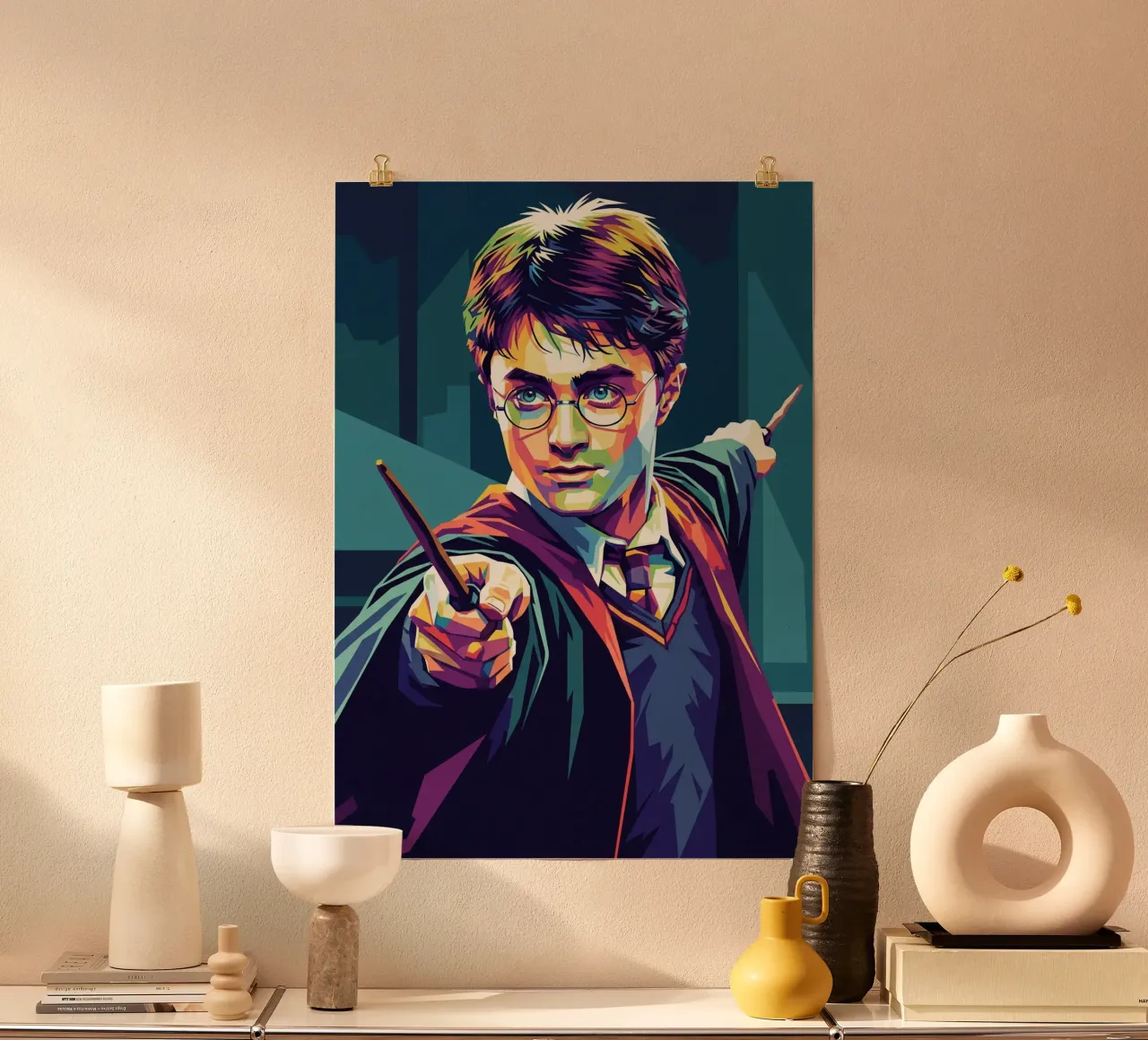 Harry Potter - Daniel Radcliffe pop art #4 poster da Hantamrata