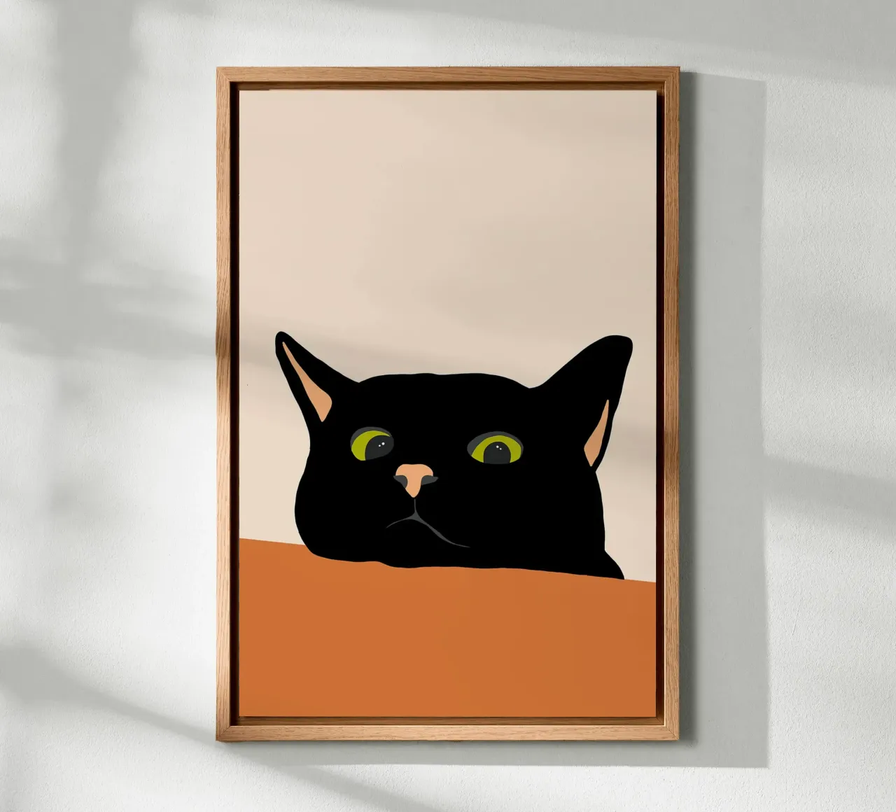 The Curious Cat tela con Cornice a cassetta da kimtoth sandra