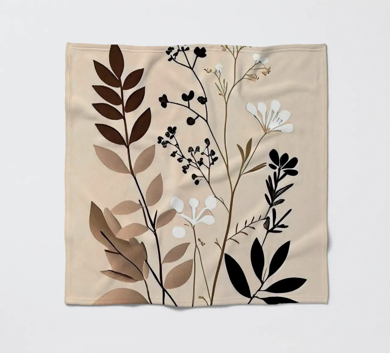 branch leaf coperta in pile da kichin