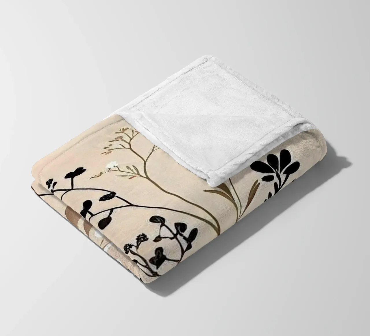 branch leaf coperta in pile da kichin
