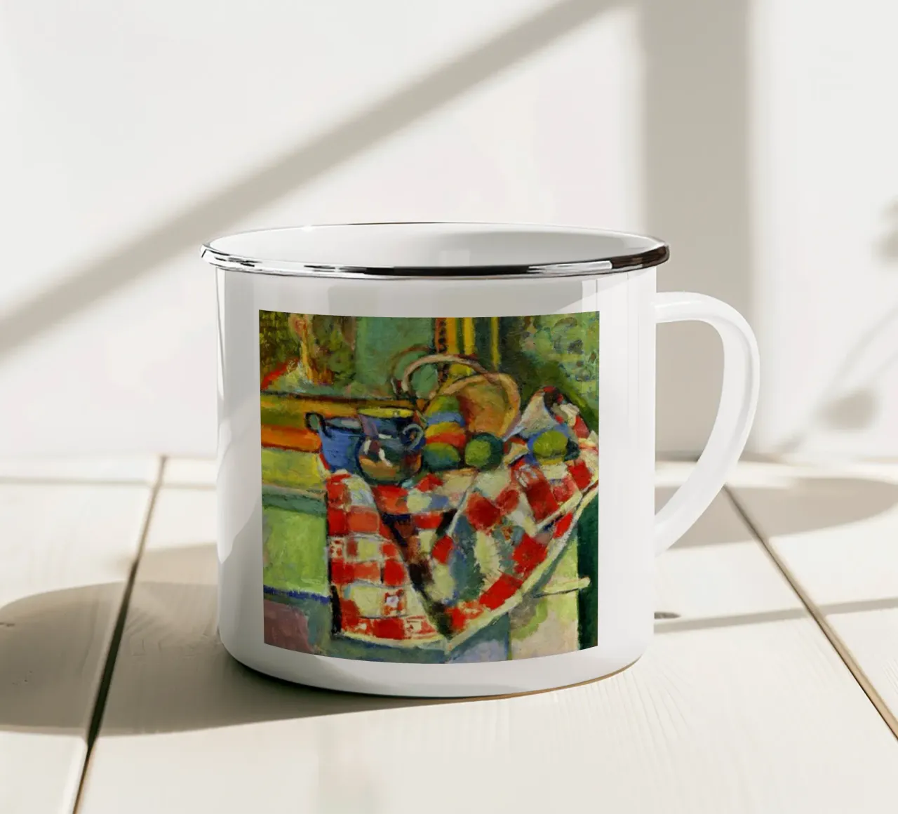menu di frutta servito tazza in smalto da briyan shop