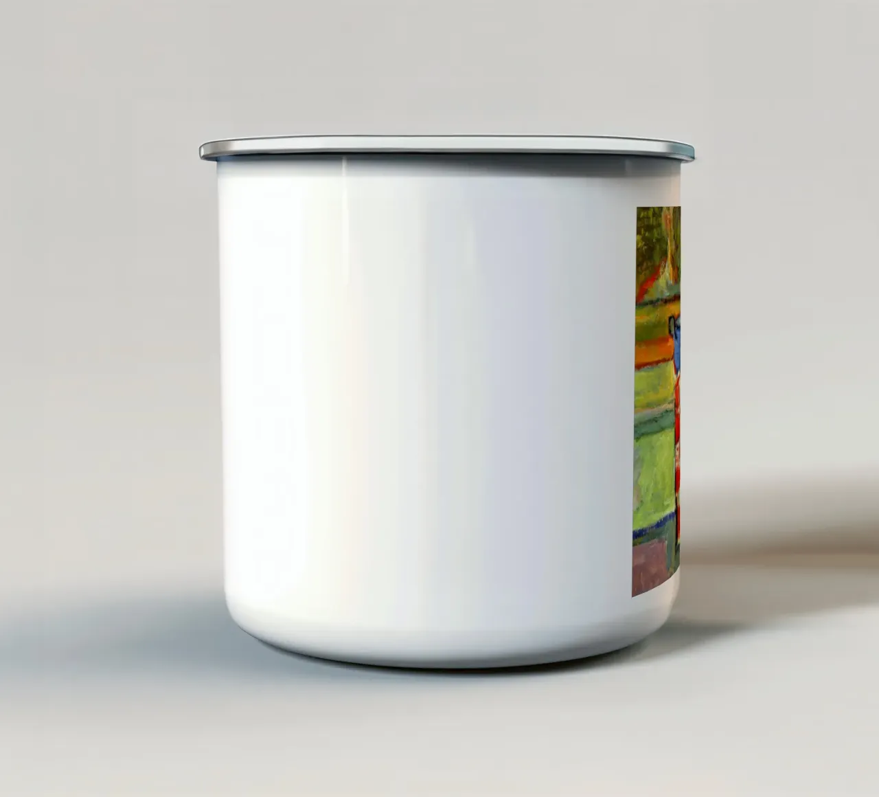 menu di frutta servito tazza in smalto da briyan shop