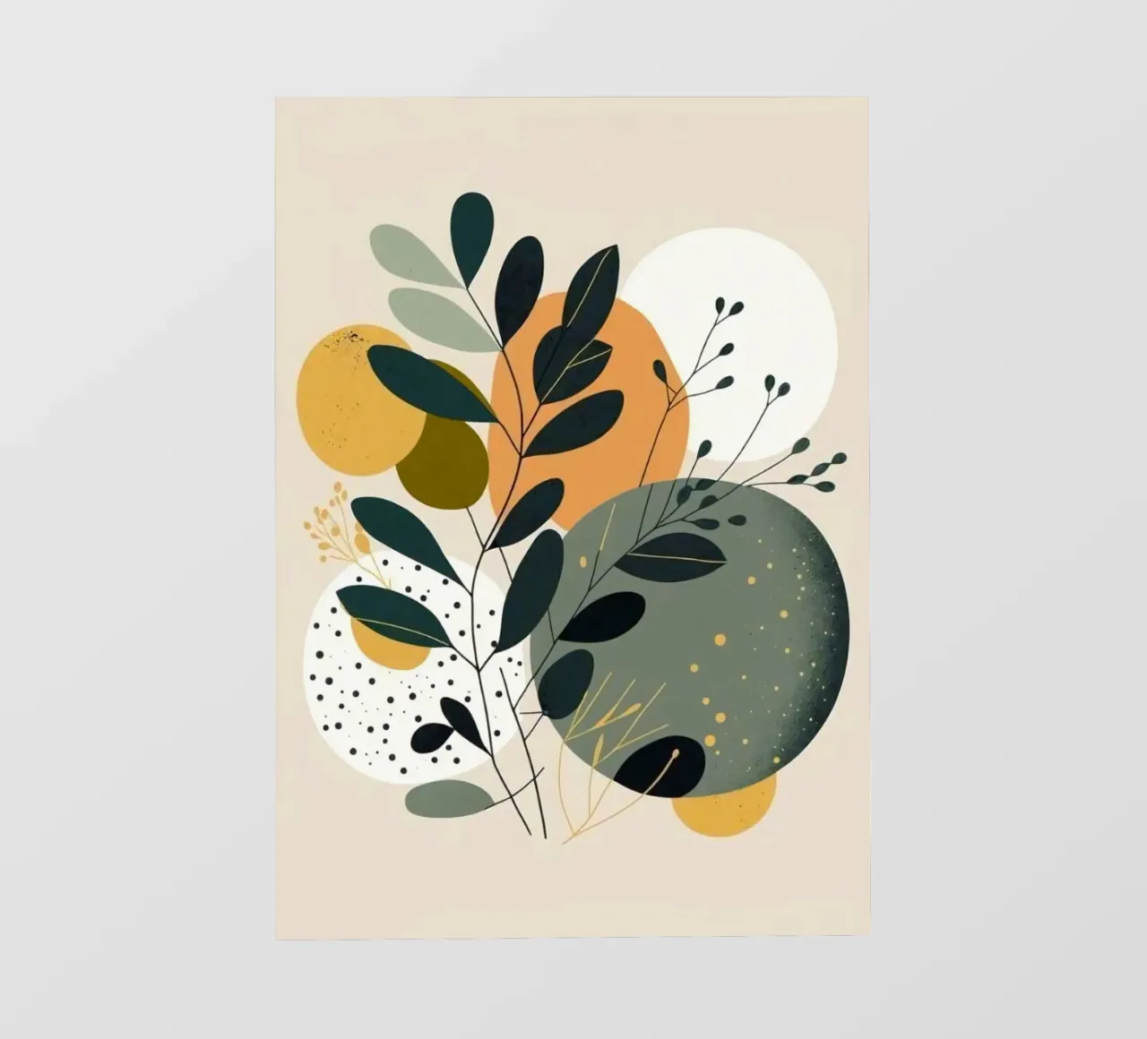 branch leaf circle shape telo in pvc da carsa