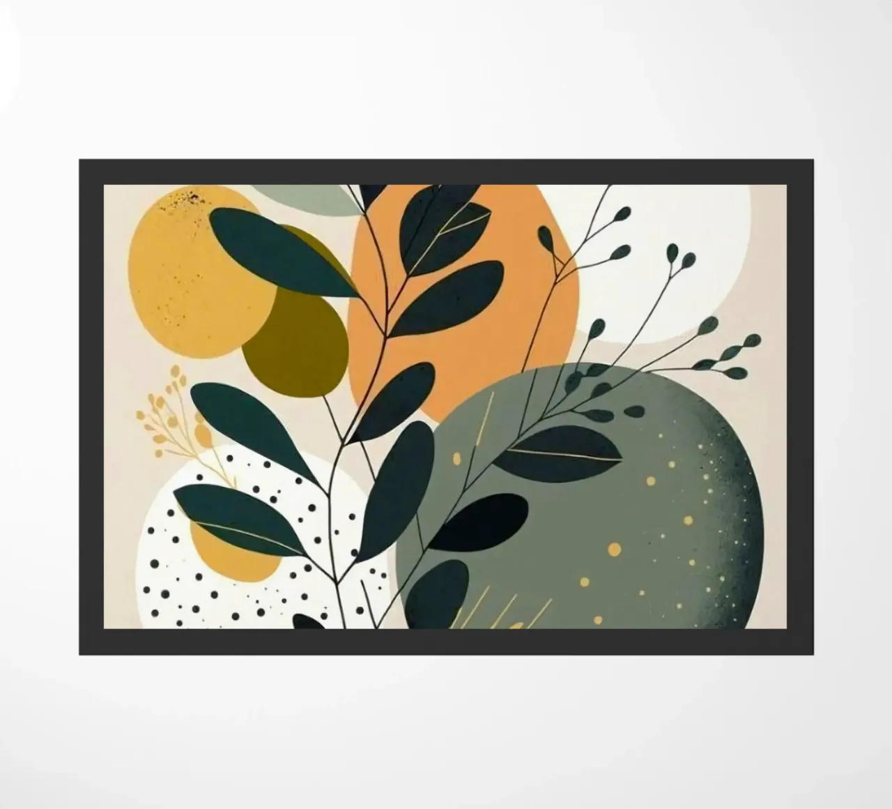 branch leaf circle shape zerbino da carsa