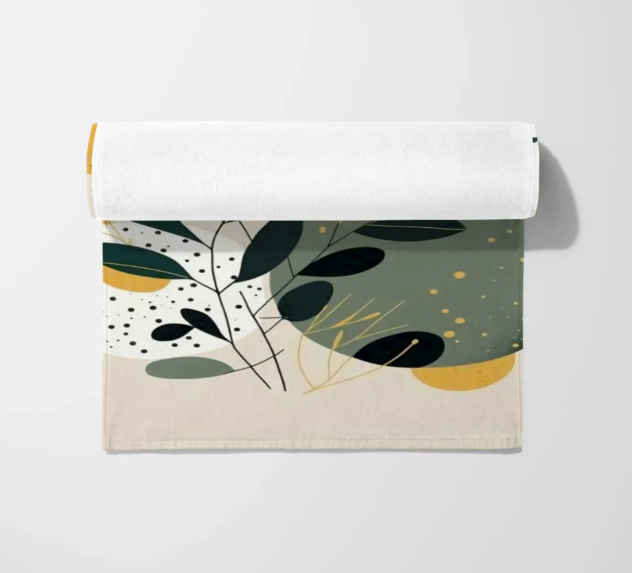 branch leaf circle shape telo mare da carsa