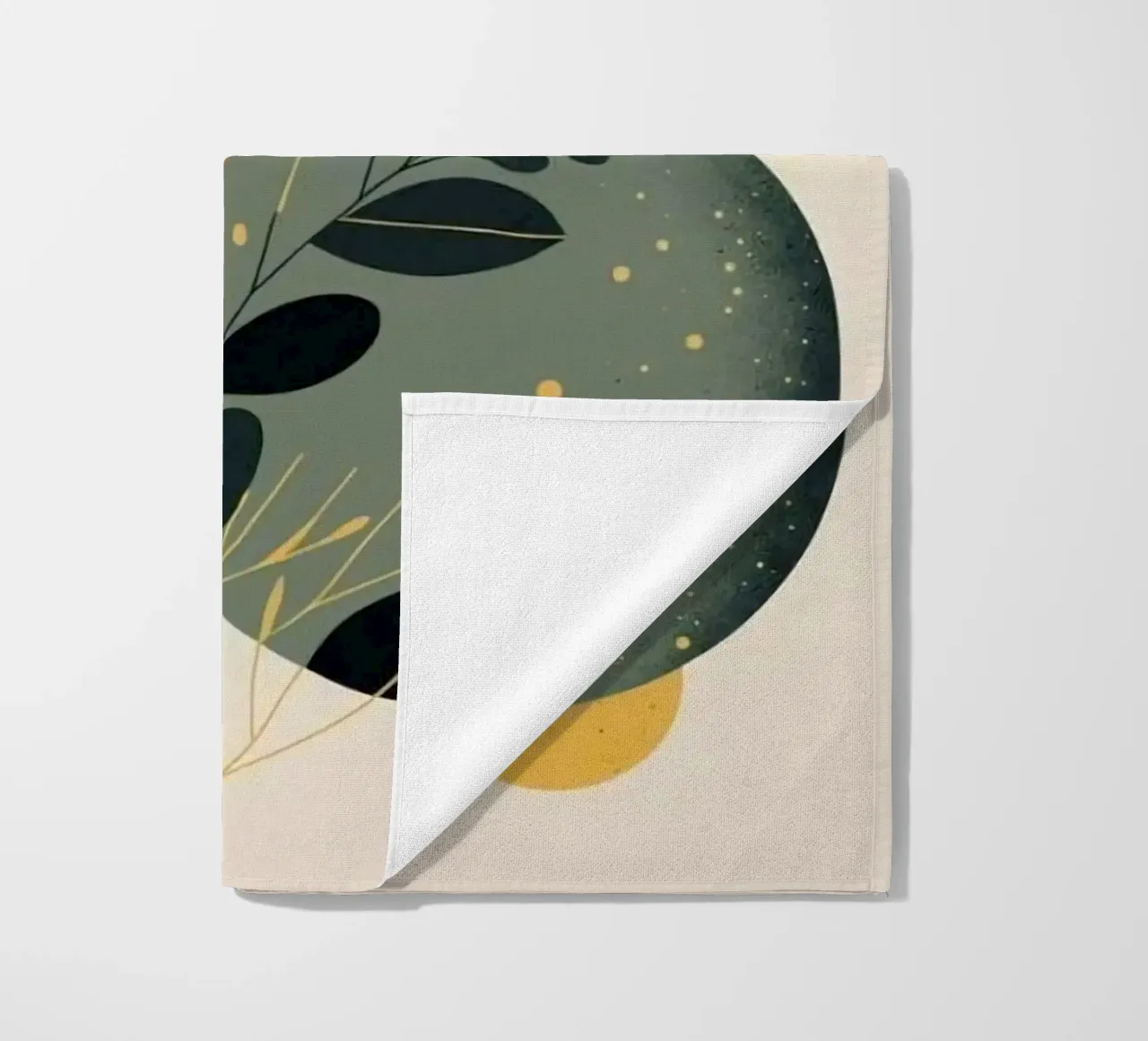 branch leaf circle shape telo mare da carsa