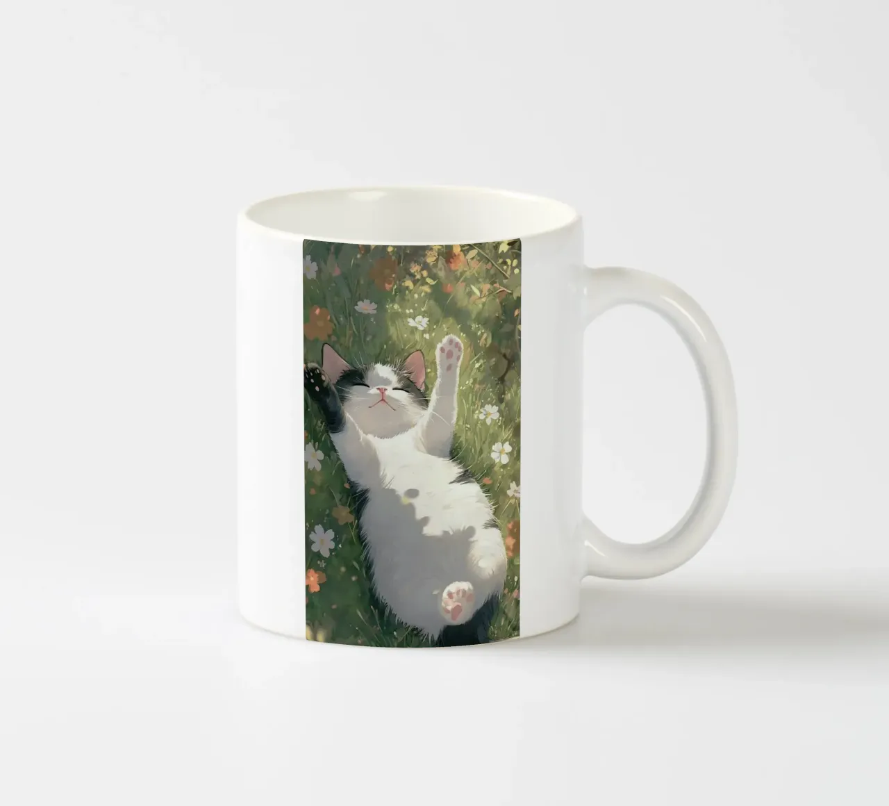 playful cat tazza in ceramica da kichin