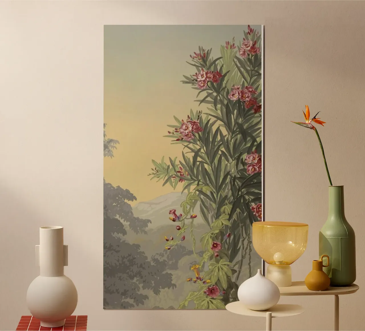 shadow of tree on wall poster da carsa