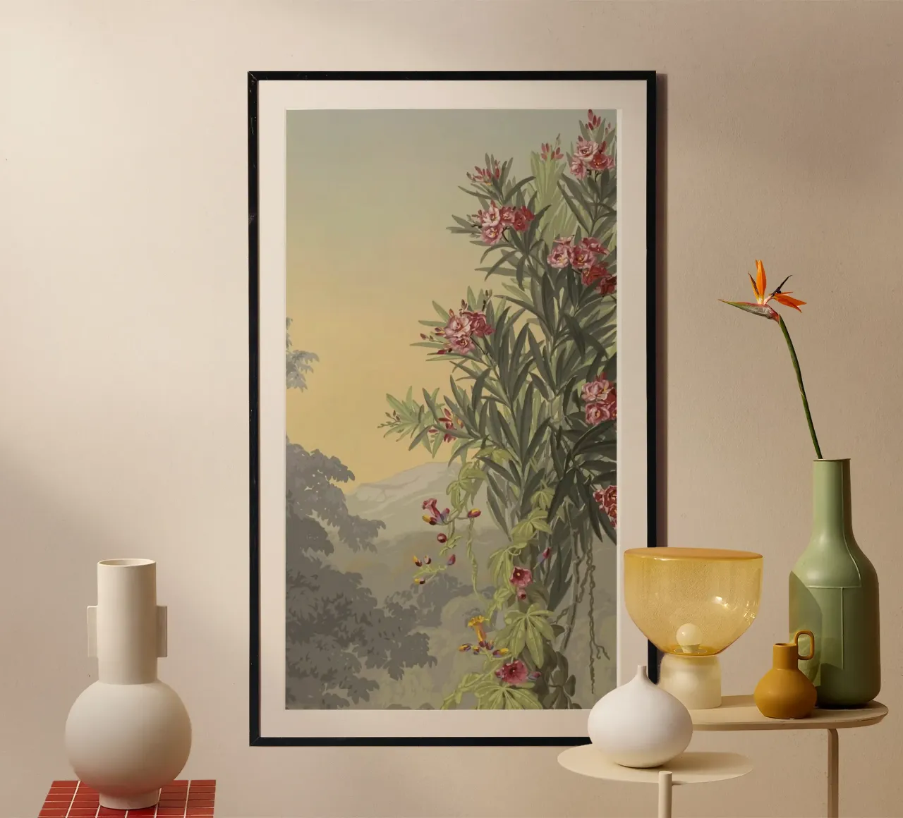 shadow of tree on wall poster da carsa