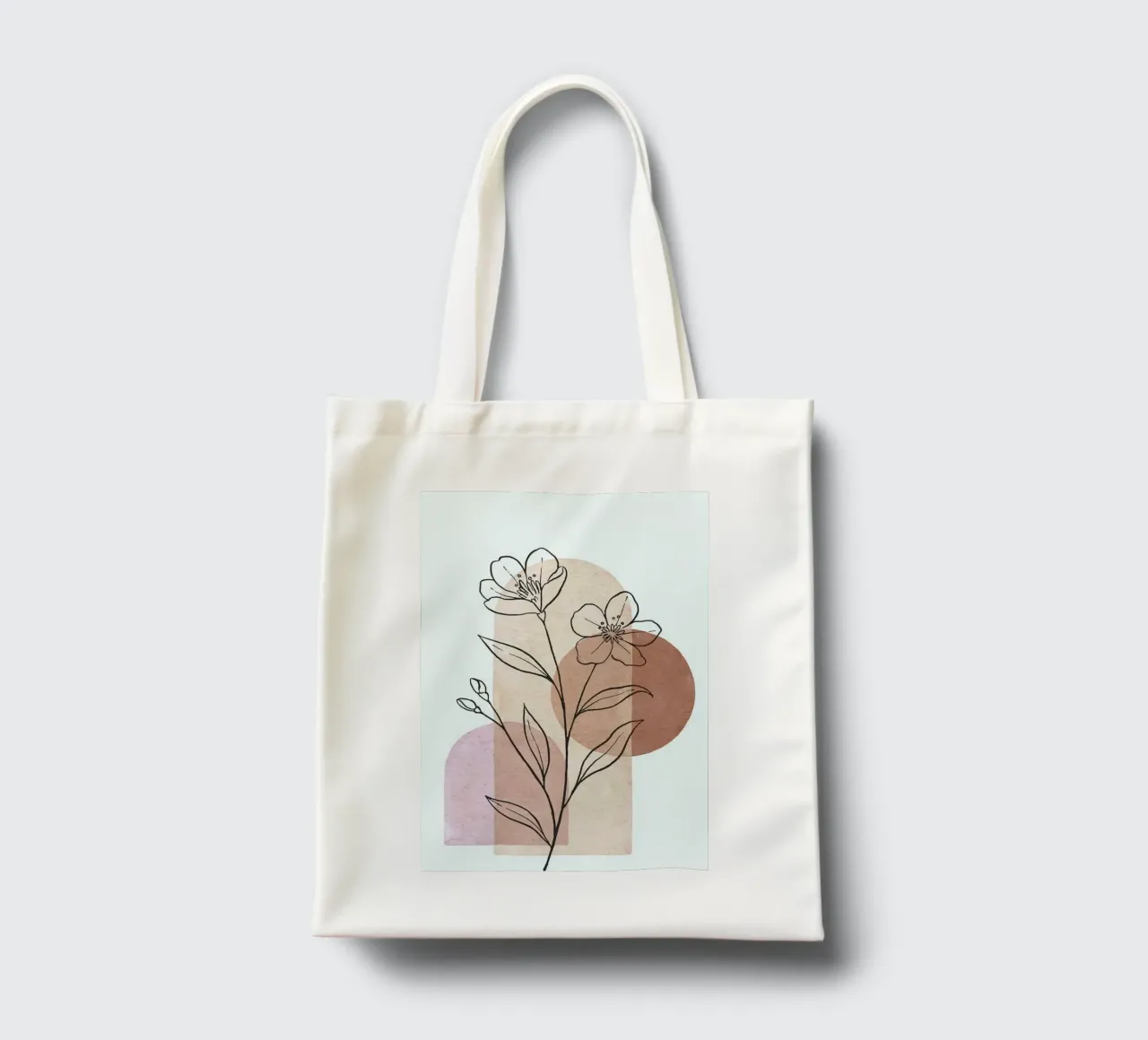shape shadow tree line borsa in juta da carsa