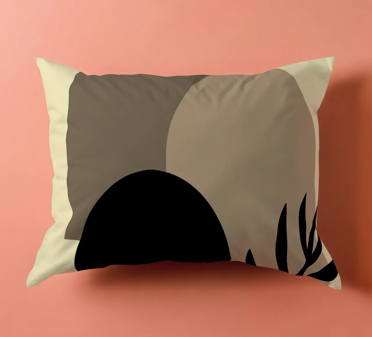 window shape circle cuscino da kichin