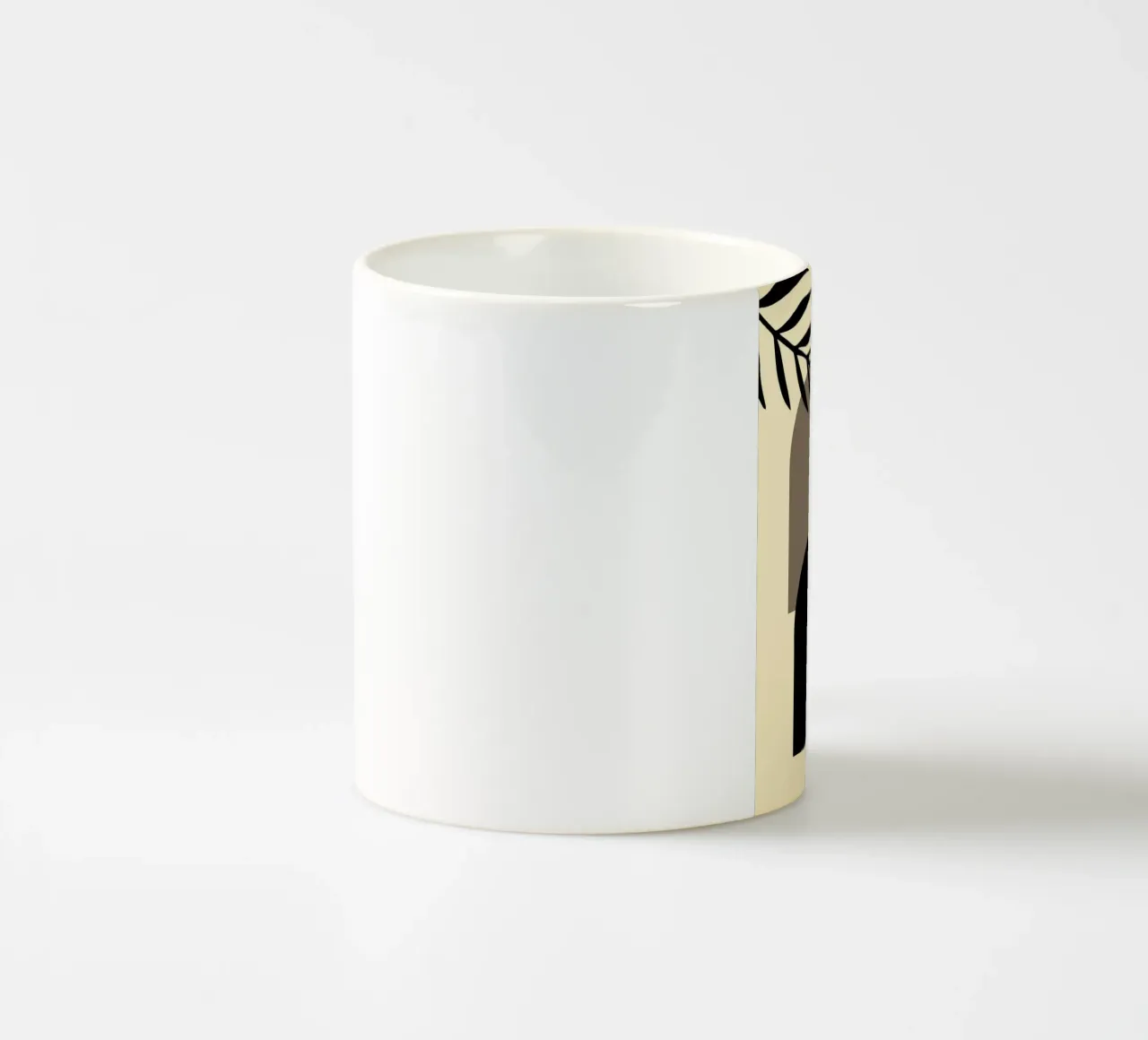 window shape circle tazza in ceramica da kichin