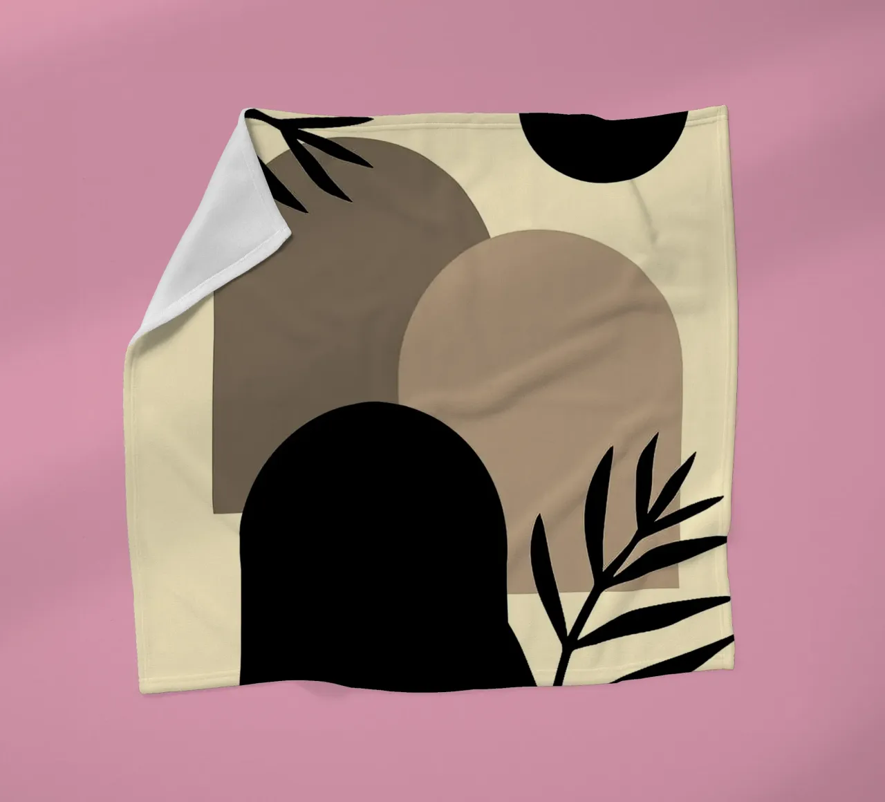 window shape circle coperta in pile da kichin