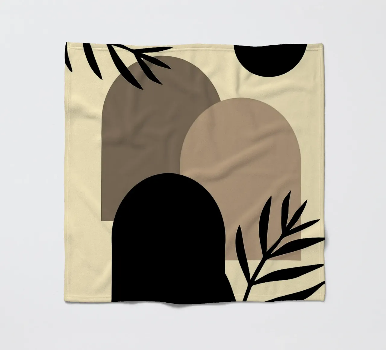 window shape circle coperta in pile da kichin