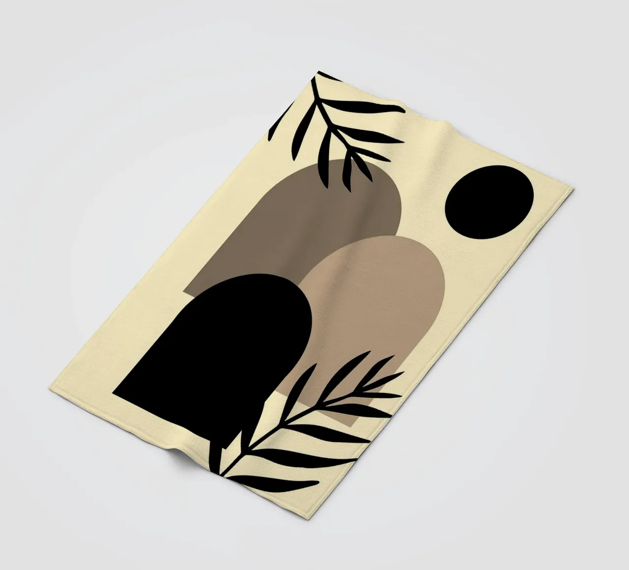 window shape circle coperta in pile da kichin