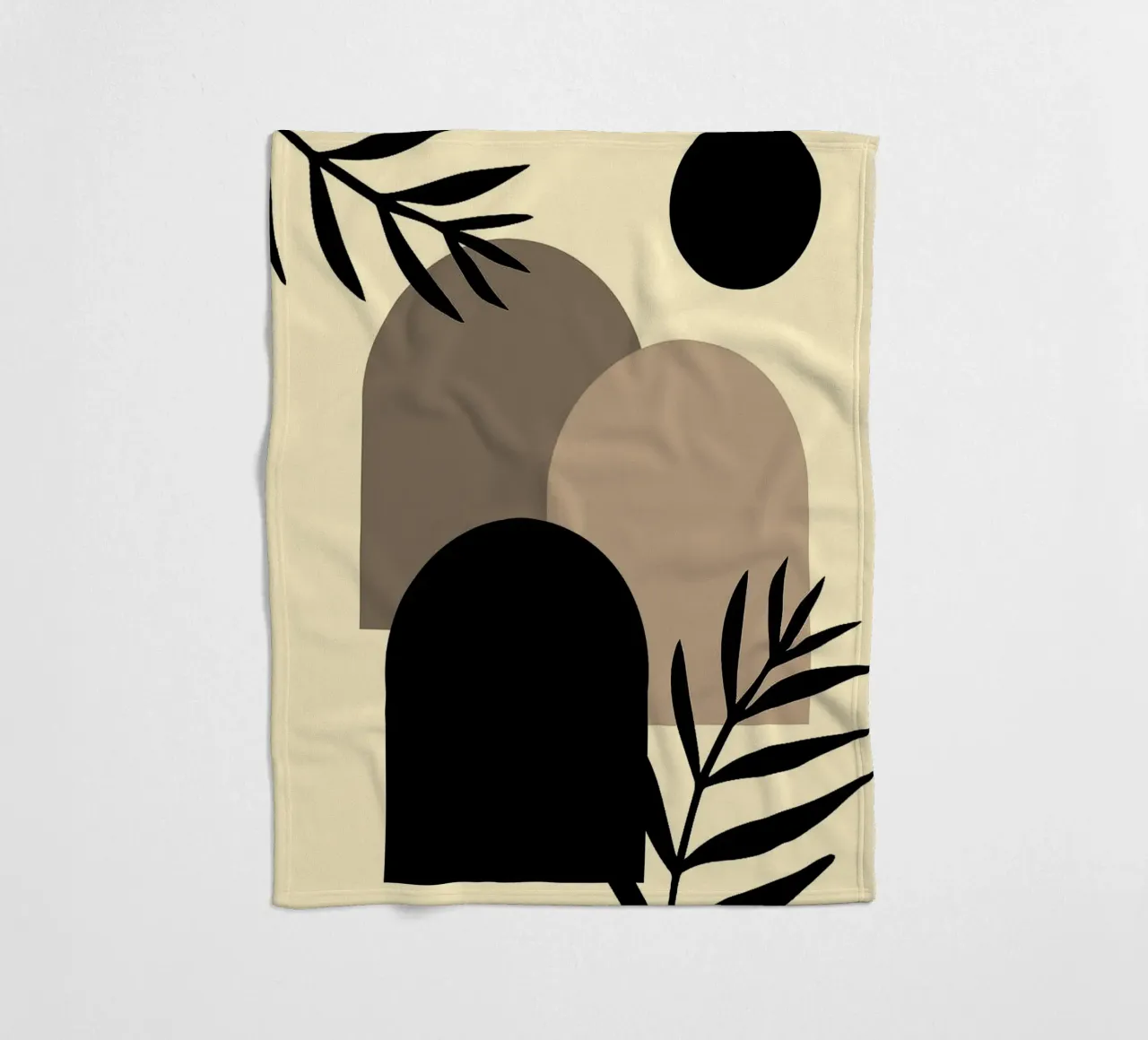 window shape circle coperta in pile da kichin