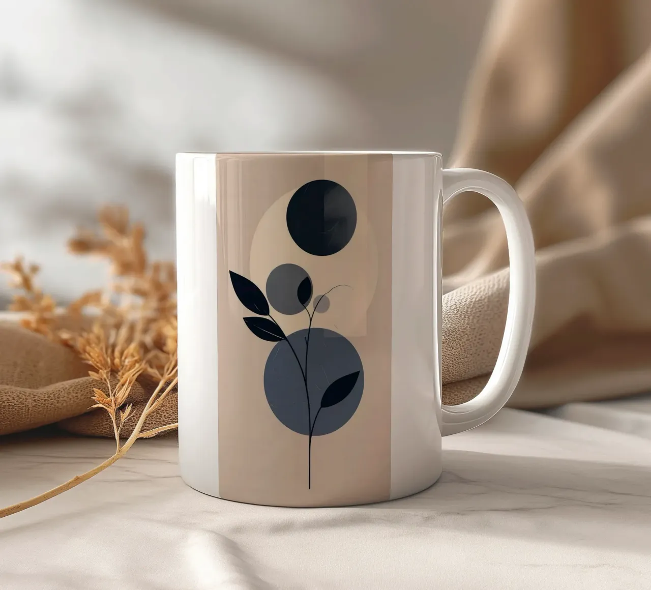 circle shape tree tazza in ceramica da kichin