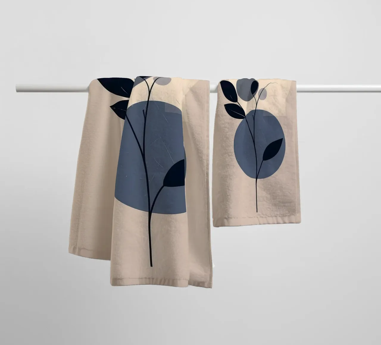 circle shape tree asciugamano da bagno da kichin
