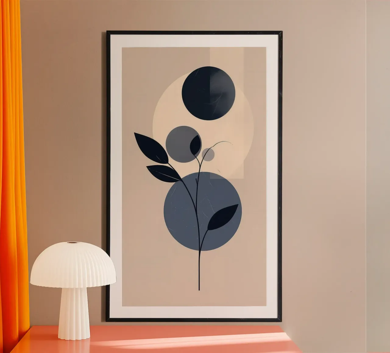 circle shape tree poster da kichin