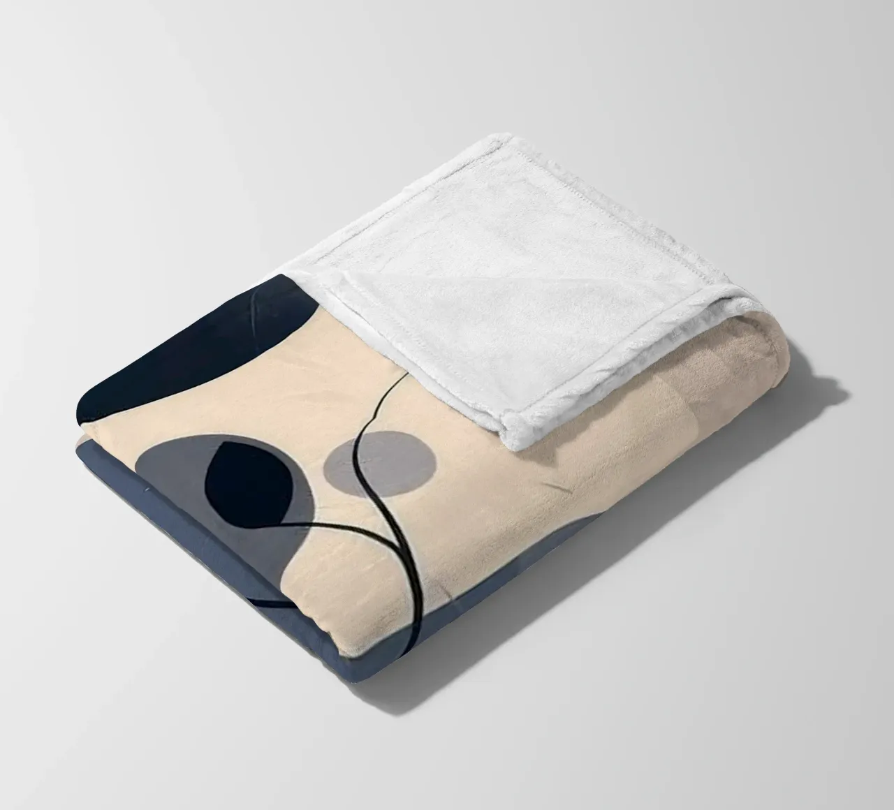 circle shape tree coperta in pile da kichin