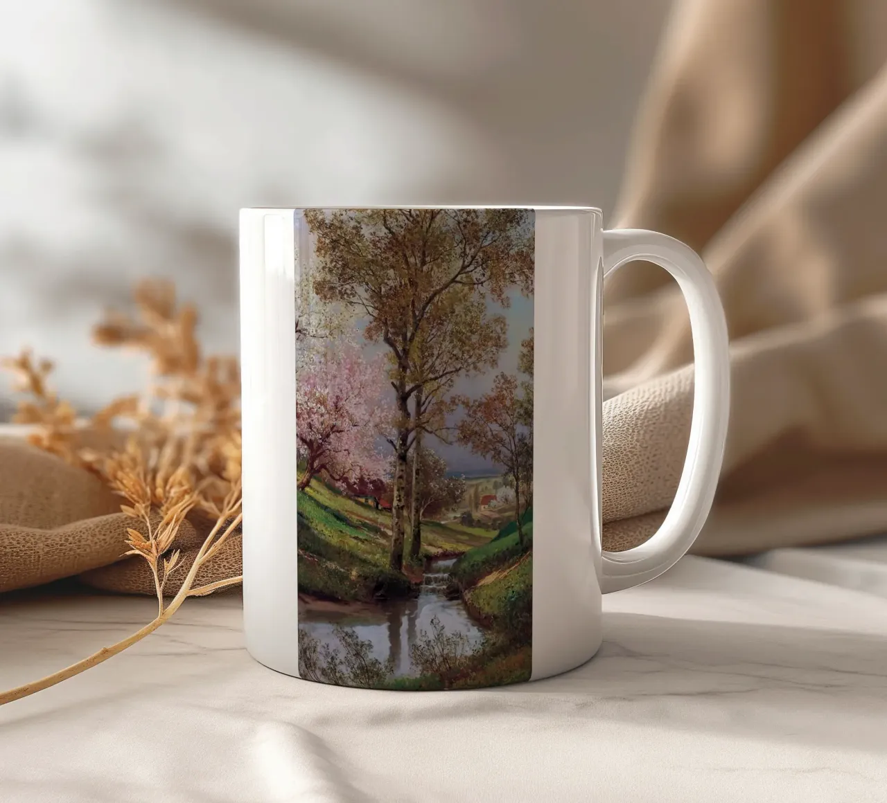 curve lake mountain tazza in ceramica da carsa