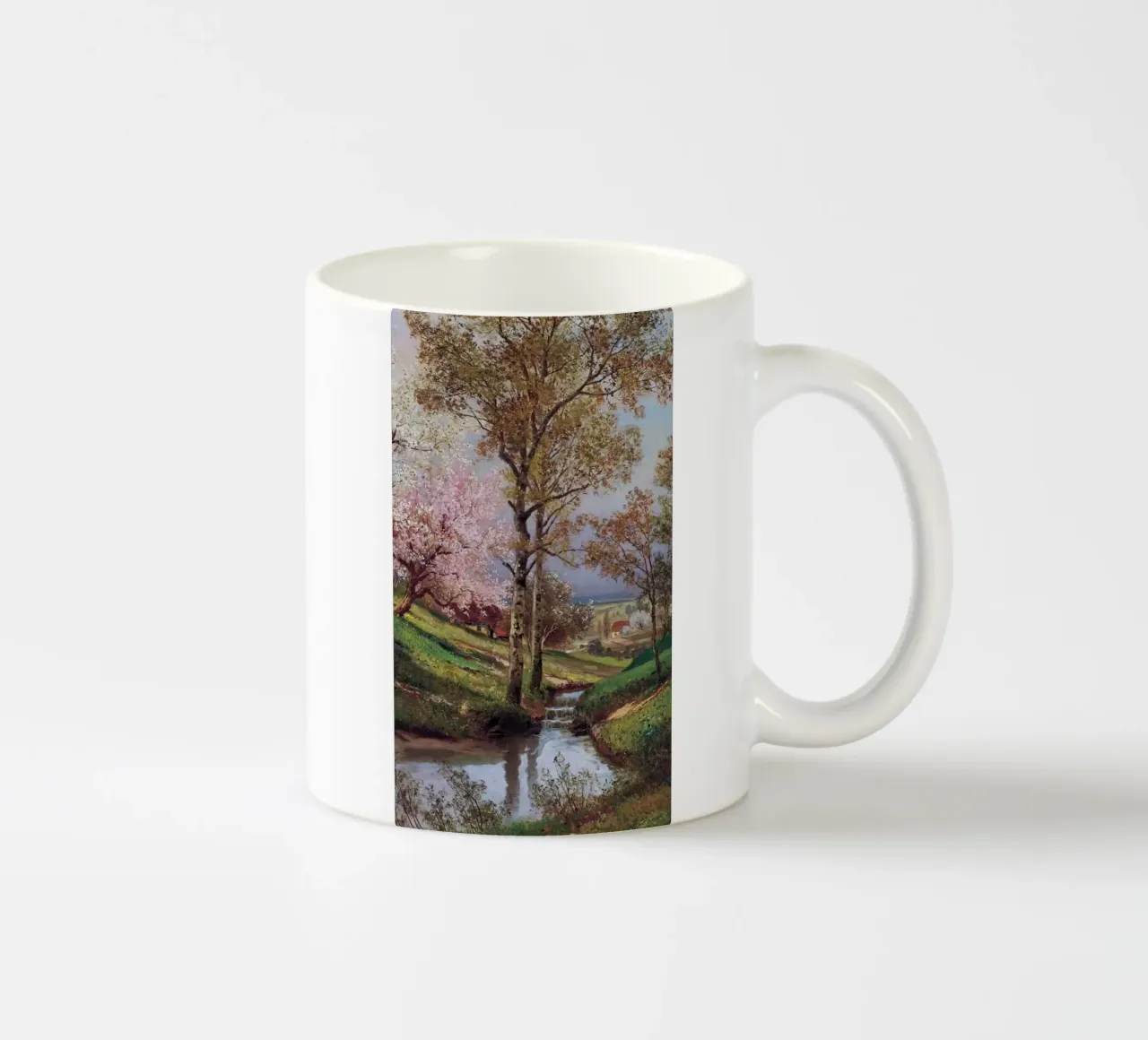 curve lake mountain tazza in ceramica da carsa