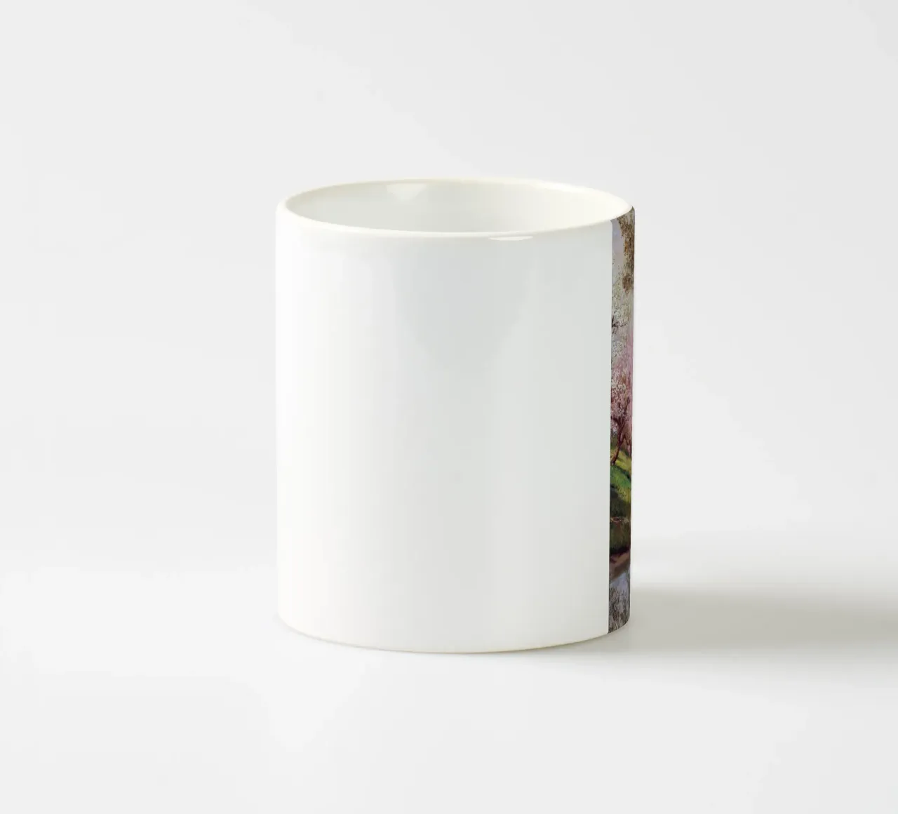 curve lake mountain tazza in ceramica da carsa