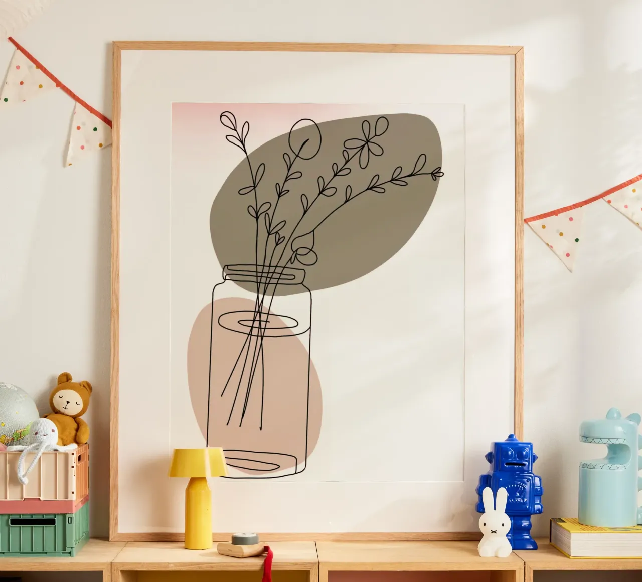 shape shadow vase poster da carsa
