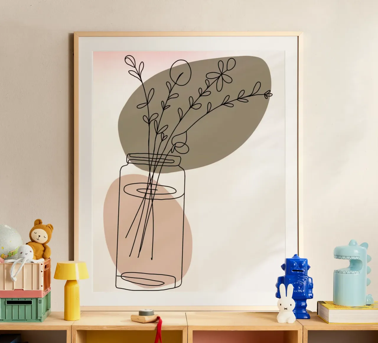 shape shadow vase poster da carsa