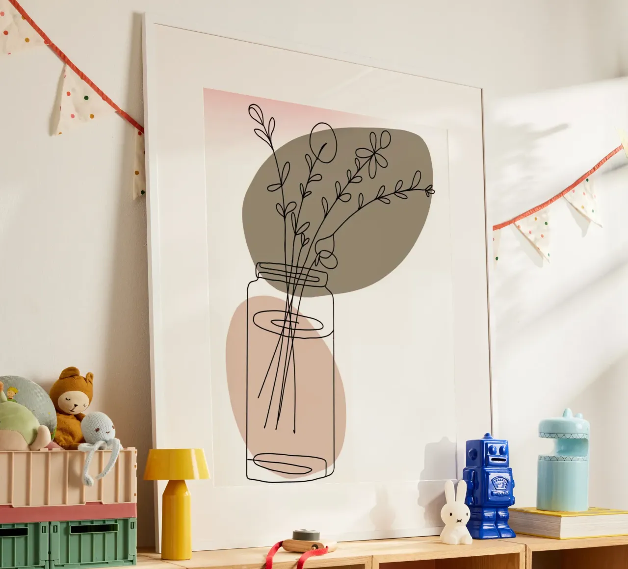 shape shadow vase poster da carsa